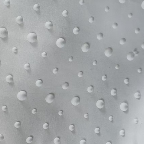 100% ポリエステルマイクロファイバー 3D エンボス加工生地