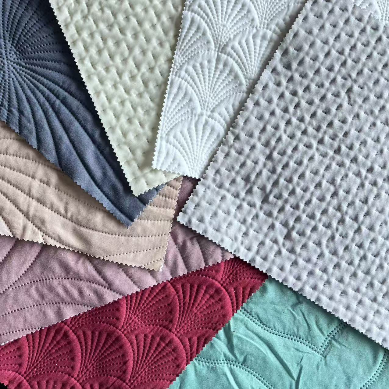 超音波染色マイクロファイバー生地